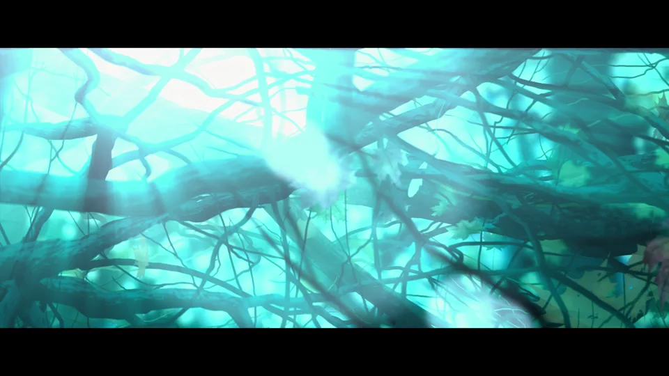 Waldszene aus dem Dolby-Leaf-Trailer