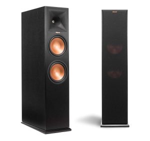 Klipsch RP-280FA mit und ohne Abdeckung